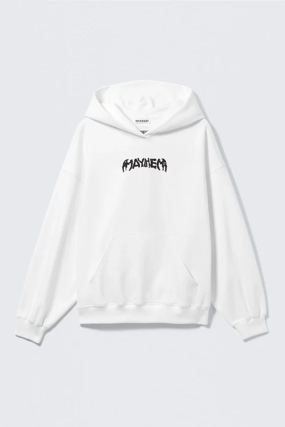 Sudadera con capucha de Lady Gaga – Blanco roto Sudadera con capucha de Lady Gaga – Blanco roto