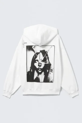 Sudadera con capucha de Lady Gaga – Blanco roto