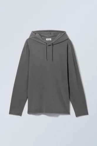 Sudadera con capucha de manga larga Zac – Gris oscuro