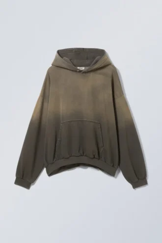 Sudadera con capucha de peso grueso – Gris oscuro