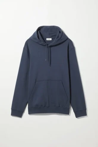 Sudadera con capucha de peso medio estándar – Azul