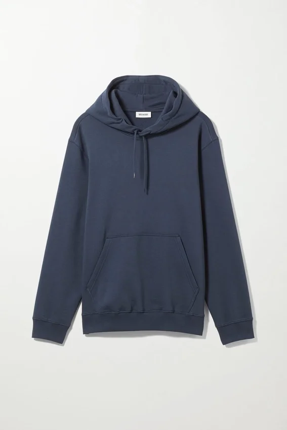 Sudadera con capucha de peso medio estándar – Azul Sudadera con capucha de peso medio estándar – Azul
