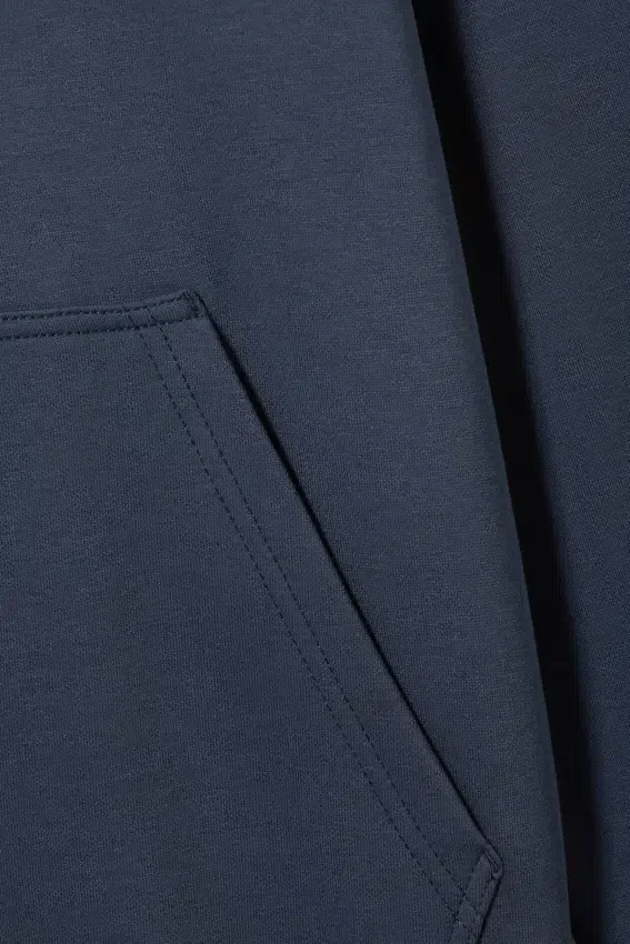 Sudadera con capucha de peso medio estándar – Azul Sudadera con capucha de peso medio estándar – Azul