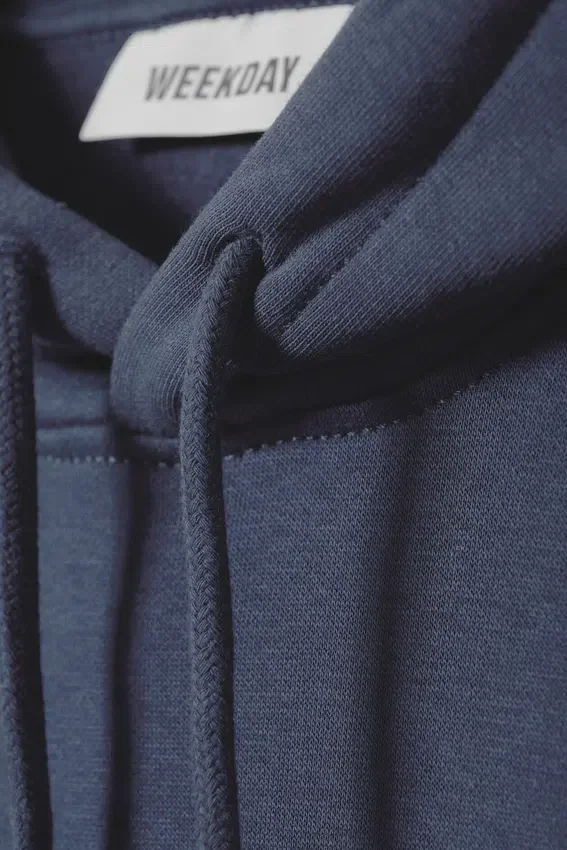 Sudadera con capucha de peso medio estándar – Azul 90S Sudadera con capucha de peso medio estándar – Azul 90S