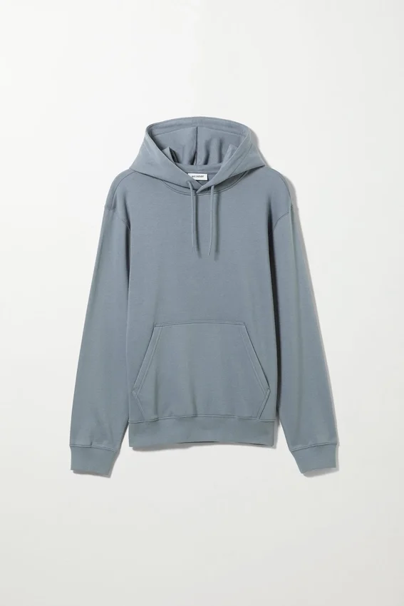 Sudadera con capucha de peso medio estándar – Azul empolvado Sudadera con capucha de peso medio estándar – Azul empolvado