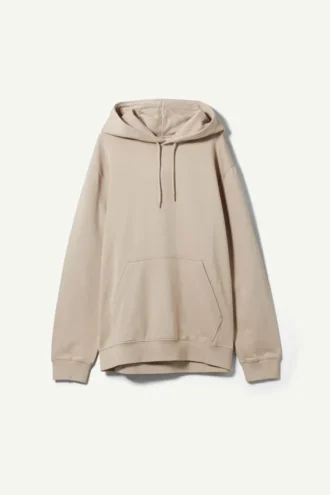 Sudadera con capucha de peso medio estándar – Beige