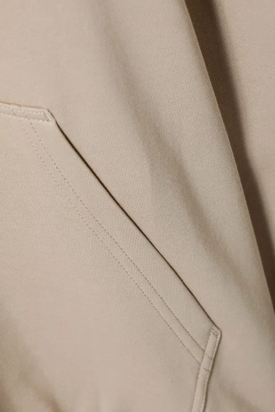 Sudadera con capucha de peso medio estándar – Beige Sudadera con capucha de peso medio estándar – Beige