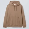 Sudadera con capucha de peso medio estándar – Beige oscuro Sudadera con capucha de peso medio estándar – Beige oscuro