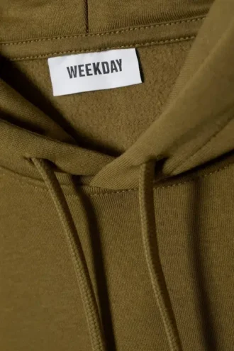 Sudadera con capucha de peso medio estándar – Caqui