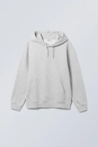 Sudadera con capucha de peso medio estándar – Gris
