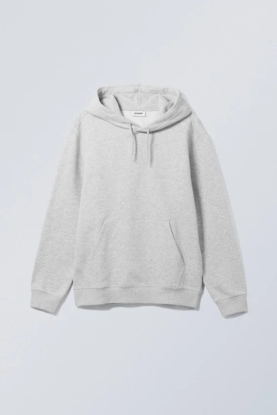 Sudadera con capucha de peso medio estándar – Gris Sudadera con capucha de peso medio estándar – Gris