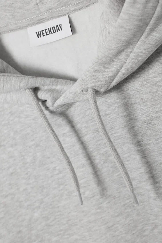 Sudadera con capucha de peso medio estándar – Gris Sudadera con capucha de peso medio estándar – Gris