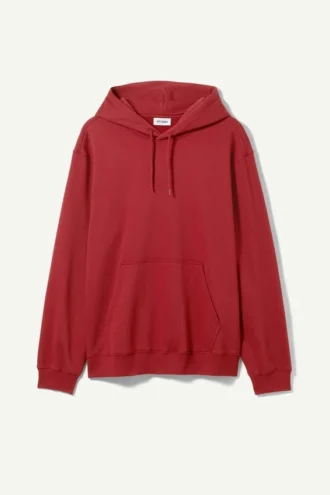 Sudadera con capucha de peso medio estándar – Rojo sangre