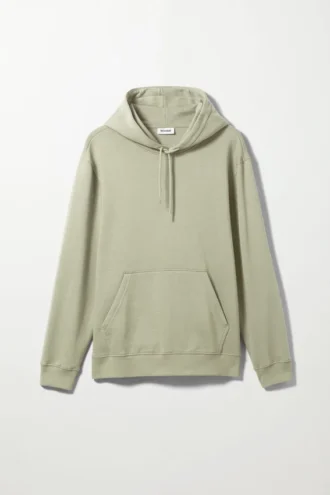 Sudadera con capucha de peso medio estándar – Verde caqui