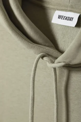 Sudadera con capucha de peso medio estándar – Verde caqui