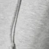 Sudadera con capucha de pijama corta de felpa – Gris jaspeado Sudadera con capucha de pijama corta de felpa – Gris jaspeado