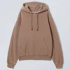 Sudadera con capucha Essence Standard – Beige oscuro lavado Sudadera con capucha Essence Standard – Beige oscuro lavado