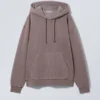 Sudadera con capucha Essence Standard – Washed Dark Mole Sudadera con capucha Essence Standard – Washed Dark Mole