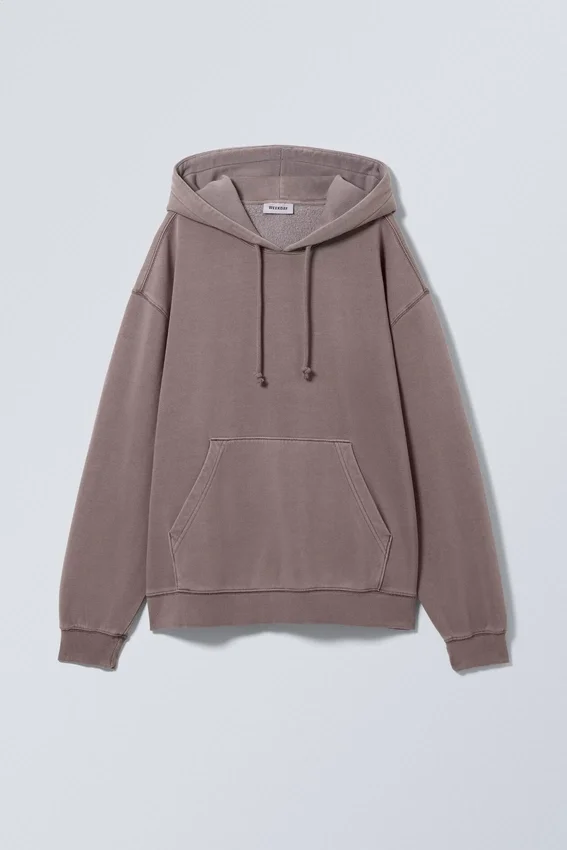 Sudadera con capucha Essence Standard – Washed Dark Mole Sudadera con capucha Essence Standard – Washed Dark Mole