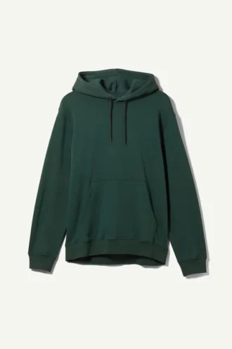 Sudadera con capucha estándar de peso medio – Verde oscuro