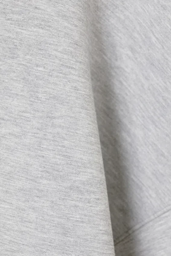 Sudadera con capucha oversize de estilo scuba – Gris jaspeado Sudadera con capucha oversize de estilo scuba – Gris jaspeado