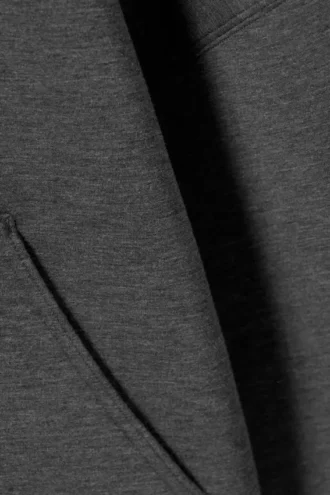 Sudadera con capucha oversize de estilo scuba – Gris oscuro jaspeado
