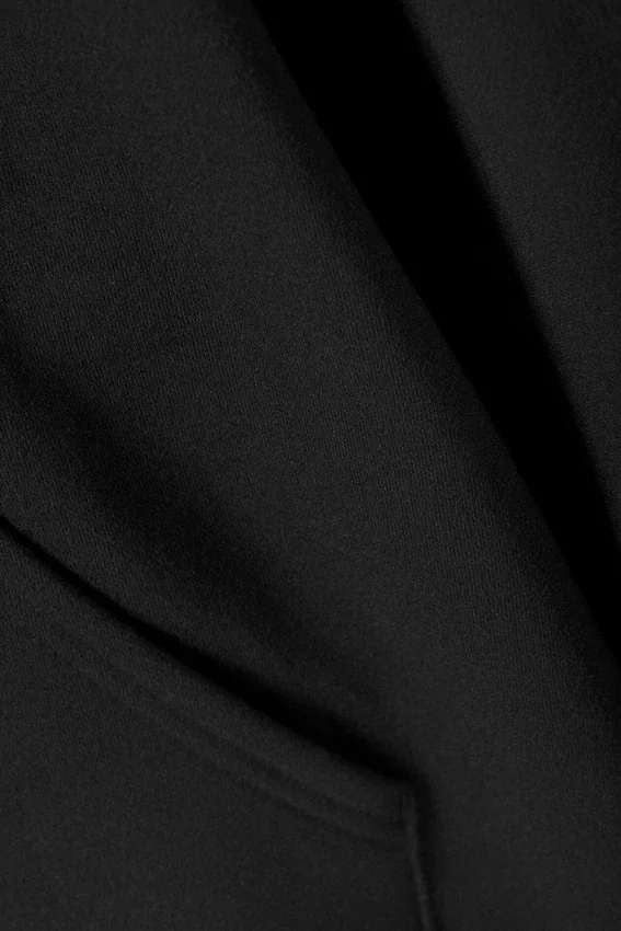 Sudadera con capucha oversize de peso grueso – Negro Sudadera con capucha oversize de peso grueso – Negro