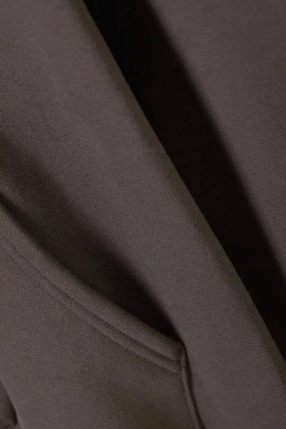 Sudadera con capucha oversize de tejido grueso – Marrón oscuro Sudadera con capucha oversize de tejido grueso – Marrón oscuro