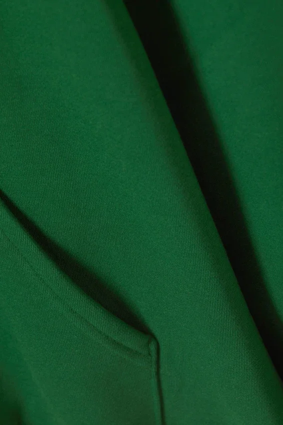 Sudadera con capucha oversize de tejido grueso – Verde oscuro Sudadera con capucha oversize de tejido grueso – Verde oscuro