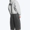 Sudadera con capucha oversize de tejido scuba – Gris claro Sudadera con capucha oversize de tejido scuba – Gris claro