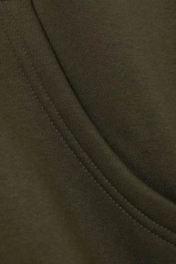 Sudadera con capucha raglán holgada – Verde oscuro Sudadera con capucha raglán holgada – Verde oscuro