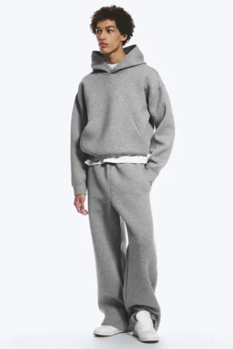 Sudadera con capucha Simon Scuba – Gris jaspeado