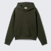 Sudadera con capucha Simon Scuba – Verde caqui oscuro