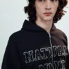 Sudadera con capucha y cremallera bordada Mechatok – Negro Sudadera con capucha y cremallera bordada Mechatok – Negro