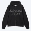 Sudadera con capucha y cremallera bordada Mechatok – Negro Sudadera con capucha y cremallera bordada Mechatok – Negro