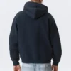 Sudadera con capucha y cremallera clásica – Azul marino Sudadera con capucha y cremallera clásica – Azul marino