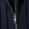 Sudadera con capucha y cremallera clásica – Azul marino Sudadera con capucha y cremallera clásica – Azul marino