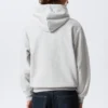 Sudadera con capucha y cremallera clásica – Gris jaspeado Sudadera con capucha y cremallera clásica – Gris jaspeado