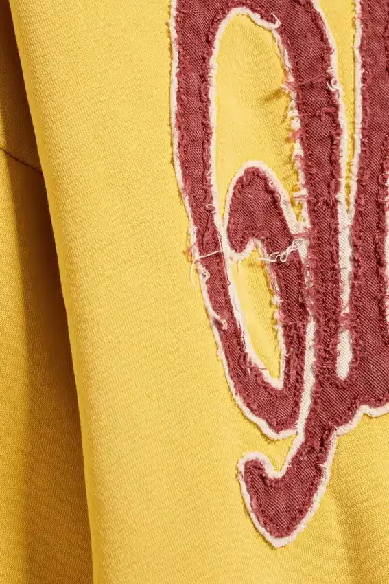 Sudadera con capucha y cremallera con estampados – Amarillo – Onda roja Sudadera con capucha y cremallera con estampados – Amarillo – Onda roja