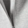Sudadera con capucha y cremallera Danni Scuba – Gris jaspeado Sudadera con capucha y cremallera Danni Scuba – Gris jaspeado