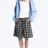Sudadera con capucha y cremallera de corte holgado – Azul claro lavado Sudadera con capucha y cremallera de corte holgado – Azul claro lavado