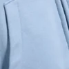 Sudadera con capucha y cremallera de corte holgado – Azul claro lavado Sudadera con capucha y cremallera de corte holgado – Azul claro lavado