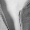Sudadera con capucha y cremallera de corte holgado – Gris jaspeado Sudadera con capucha y cremallera de corte holgado – Gris jaspeado