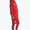 Sudadera con capucha y cremallera de corte holgado Toffs – Rojo brillante Sudadera con capucha y cremallera de corte holgado Toffs – Rojo brillante
