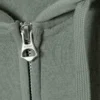 Sudadera con capucha y cremallera de corte recto y peso medio – Gris polvoriento Sudadera con capucha y cremallera de corte recto y peso medio – Gris polvoriento