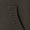Sudadera con capucha y cremallera de punto compacto – Gris oscuro Sudadera con capucha y cremallera de punto compacto – Gris oscuro