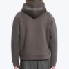 Sudadera con capucha y cremallera de tejido scuba – Marrón oscuro Sudadera con capucha y cremallera de tejido scuba – Marrón oscuro