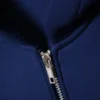 Sudadera con capucha y cremallera oversize de neopreno – Azul cobalto Sudadera con capucha y cremallera oversize de neopreno – Azul cobalto