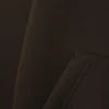 Sudadera con capucha y cremallera oversize de neopreno – Marrón oscuro Sudadera con capucha y cremallera oversize de neopreno – Marrón oscuro