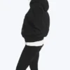 Sudadera con capucha y cremallera oversize – Negro Sudadera con capucha y cremallera oversize – Negro